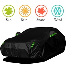 Waterproof Car Cover for Cadillac ATS/CTS - Black Dust-Resistant Full Protection picture