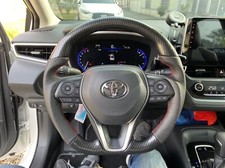 Fit to Toyota Corolla SEDAN 2020-2024 Carbon fiber look leather steering wheel picture