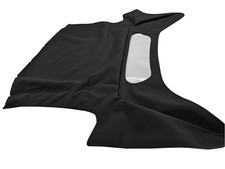Fits Ferrari 360 F430 2001-08 Soft Top Premium Canvas Cloth Black picture