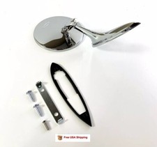 Round Bowtie Teardrop Door Mirror For  1963-1965 Nova 1964-1965 Chevelle etc picture