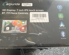 CARPURIDE W702 PRO 7 Portable Motorcycle Stereo for CarPlay Android Auto G1N picture