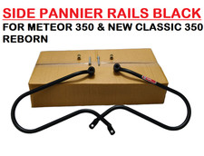 FITS ROYAL ENFIELD SIDE PANNIER RAILS FOR METEOR 350 & NEW CLASSIC 350 REBORN picture