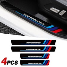4X✨Car Scuff Plate Door Sill Cover Protect Tri Color For BMW X1/X3/X5 M5 Series picture