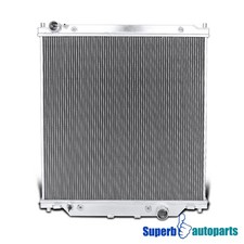 Fits 2003-2007 Ford Excursion F250 6.0L Diesel 2-Row Aluminum Cooling Radiator picture