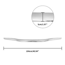 Front Bumper Grille Top Trim Chrome Garnish Hood Molding For Sonata 11-13 2011 picture