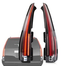 2*VLAND LED Tail Lights For 2007-2014 Cadillac Escalade/ESV Rear Lamp Flow Turn picture
