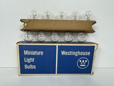 Westinghouse 1034 12V 32/4 CP Miniature Automotive Light Bulbs NOS Lot 10 picture