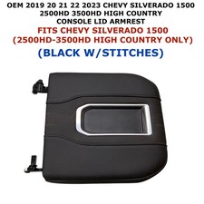 2019 20 21 22 2023 Chevy Silverado 1500-3500HD HIGH COUNTRY console lid armrest picture