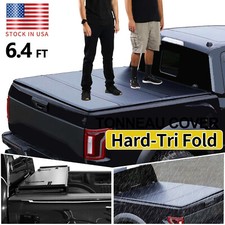 Hard Tri-Fold Tonneau Cover For 03-26 Dodge Ram 1500 2500 3500 6.4FT Truck Bed picture