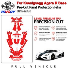 For Koenigsegg Agera R Base 2011-2014 Precut PPF Film Clear TPU Self Healing Kit picture