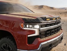 For 2022-2026 Chevy Silverado 1500 LT Hood Protector Deflector with LED Light picture