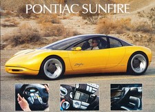 1990 Pontiac Sunfire Concept Brochure Fact Sheet picture