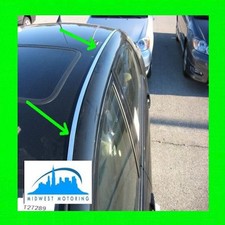 2008-2014 MERCEDES C CLASS C63 W204 CHROME ROOF TRIM MOLDINGS 5YR WARRANTY 2PC picture