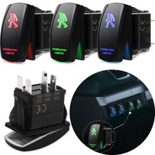 Blue/Red/Green Light Control Rocker Toggle Switch For ATV UTV ARB Carling Truck picture