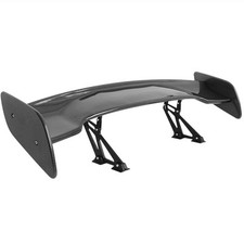 Universal 57 Carbon Fiber Style Adjustable Rear Trunk GT-Style Spoiler Wing picture