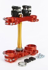 Xtrig Rocs Tech Triple Clamp Red 22mm 2021-2026 Honda CRF250R CRF450R picture
