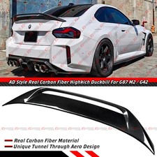 For 2022-2026 BMW G42 230i M240i G87 M2 AD Style Carbon Fiber Trunk Spoiler Wing picture