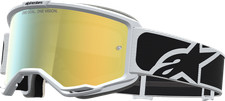 Alpinestars Vision 5 Rora Goggles Gold Mirror Lens Black/White Off-Road picture