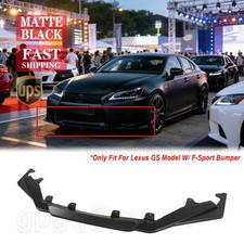 For Lexus GS350 GS450h F-Sport 2013-2015 Matte Black Front Bumper Lip Splitter picture