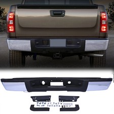 For 2007-2010 Chevy Silverado GMC Sierra 2500 3500 HD Complete Steel Rear Bumper picture
