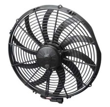 SPAL 2467 CFM Single 16in High Performance Curved Puller Fan Assembly Universal picture