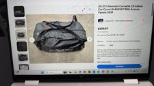 C8 Corvette Premium Car Cover in Black GM OEM + BAG picture