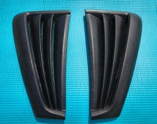 For 99-04 Ford Mustang Saleen S281 Side Scoops Improved ABS w/Aluminum Mesh Pair picture