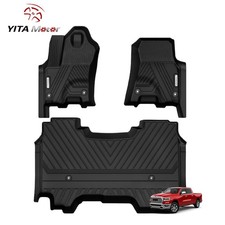 YITAMOTOR 3D Floor Mats for 2025 2026 Ram 1500 Crew Cab Bucket Seat All Weather picture