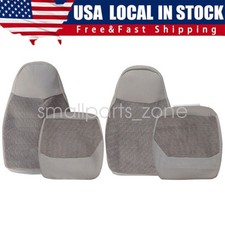For 94-97 Ford F250 F350 XLT Driver & Passenger Bottom Top Cloth Seat Cover Set picture