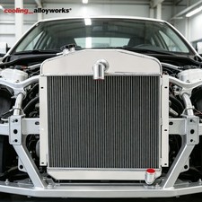 Aluminum 4-Rows Radiator Fit 1947-1949 1948 Plymouth Chrysler Deluxe Sedan Coupe picture