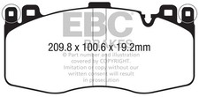 EBC Yellowstuff Front Brake Pads for BMW X5 & X6 2015-2020 – Fits 4.4TT Models picture