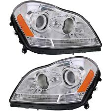 Headlight Set For 2007-2012 Mercedes Benz GL450 Left & Right Side w/ bulb picture