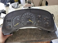 2001-2002 Chevy Silverado 1500 2500 3500 Speedometer Head Cluster Used picture