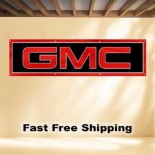 GMC 2'X8' BANNER FLAG GENERAL MOTOR COMPNAY picture