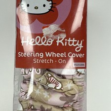 VTG 2004 Hello Kitty  Steering Wheel Stretch On Cover Fits 14.5