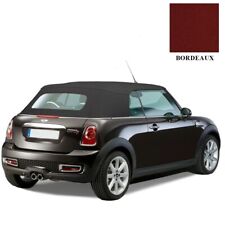 2009-15 Mini Cooper Convertible Top Bordeaux Twillfast RPC & Heated Glass Window picture