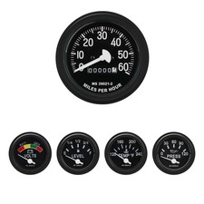 Humvee Black 5 Gauge Set Military Equipment Replacement M998 M1123 M1045 Truck picture