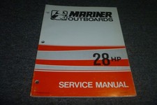 1975 Mariner 28 HP Outboard Motors Shop Service Repair Manual M-90-83078 xz picture
