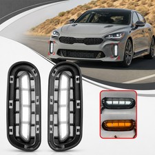 LED Fog Light DRL w/ Turn Signal Daytime Running Light For Kia Stinger 2018-2020 picture