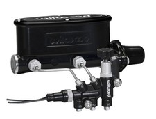 Wilwood 261-13270-BK Tandem Master Cylinder Kit For GM Ford Mustang 1-1/8 Black picture