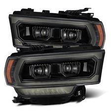 For 19-24 Ram 2500 3500 AlphaRex Luxx Alpha Black LED Projector Headlights Lamps picture