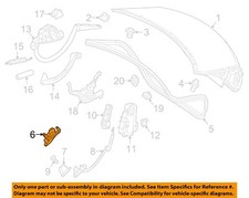 MERCEDES OEM 17-25 C300 Trunk Lid Lid Components-Lock Assy 2057500600 picture