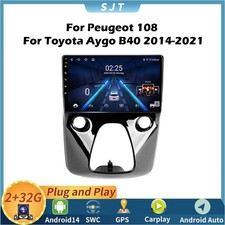 For Peugeot 108 For Toyota Aygo B40 2014-2021 GPS Navigation Carplay Autoradios picture
