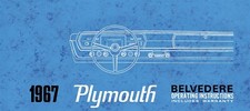 1967 Plymouth Belvedere, Satellite & GTX Owner's Manual - COLOR picture