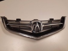 Fit 2004 2005 Acura TSX Grill Grille W/ OEM Emblem & Chrome Molding GB-HDA7000AE picture