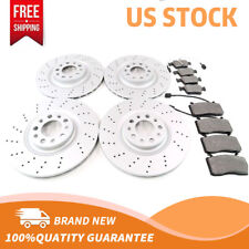 For Alfa Romeo Giulia Front Rear Brake Pads & Rotors Drilled Upgrade Hot Sales picture