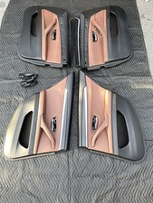 11-16 BMW F10 535XI 535I FRONT REAR LEFT RIGHT INTERIOR DOOR PANELS BROWN OEM picture