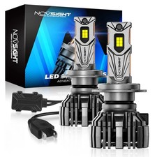 NOVSIGHT H7 LED Headlight High Low Beam Bulbs 6500K Bright White 30000LM Canbus picture