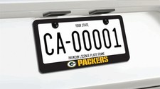 Green Bay Packers Plastic Car License Plate Frame picture