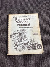 Harley-Davidson Panhead Service Manual 1948-1957 Rigid Original Not Reprint picture